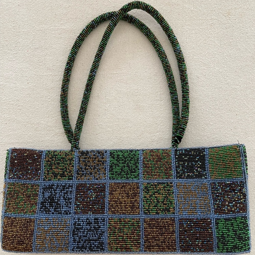 Beaded bag super cool piece!